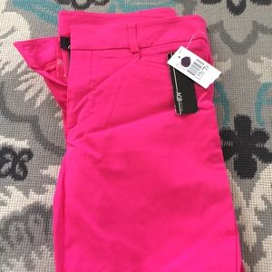 Hot Pink Crop Dress Pants
